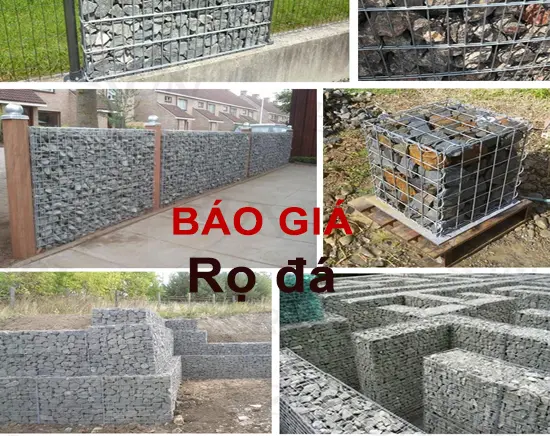 Báo giá rọ đá lưới thép - rồng đá