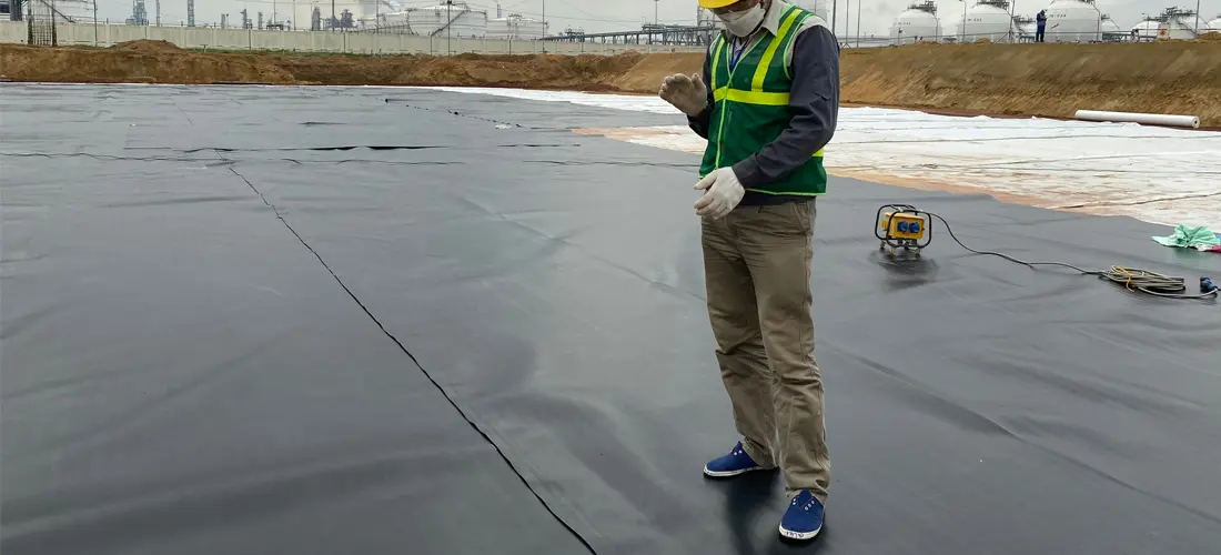 Thi công màng chống thấm HDPE huitex