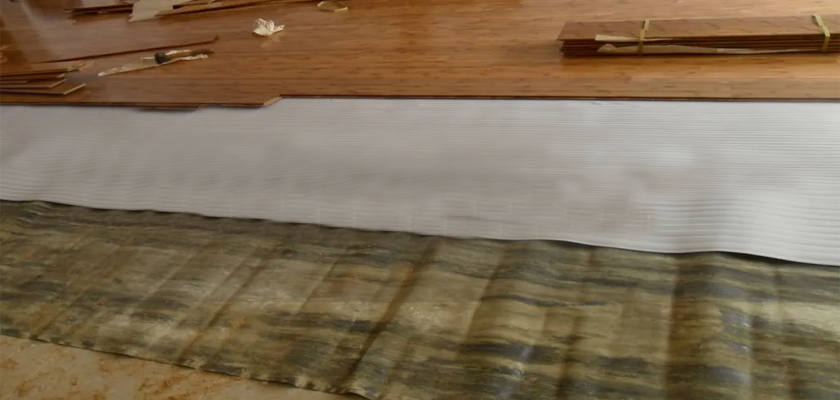 Ứng dụng giấy dầu lót sàn gỗ trong nhà